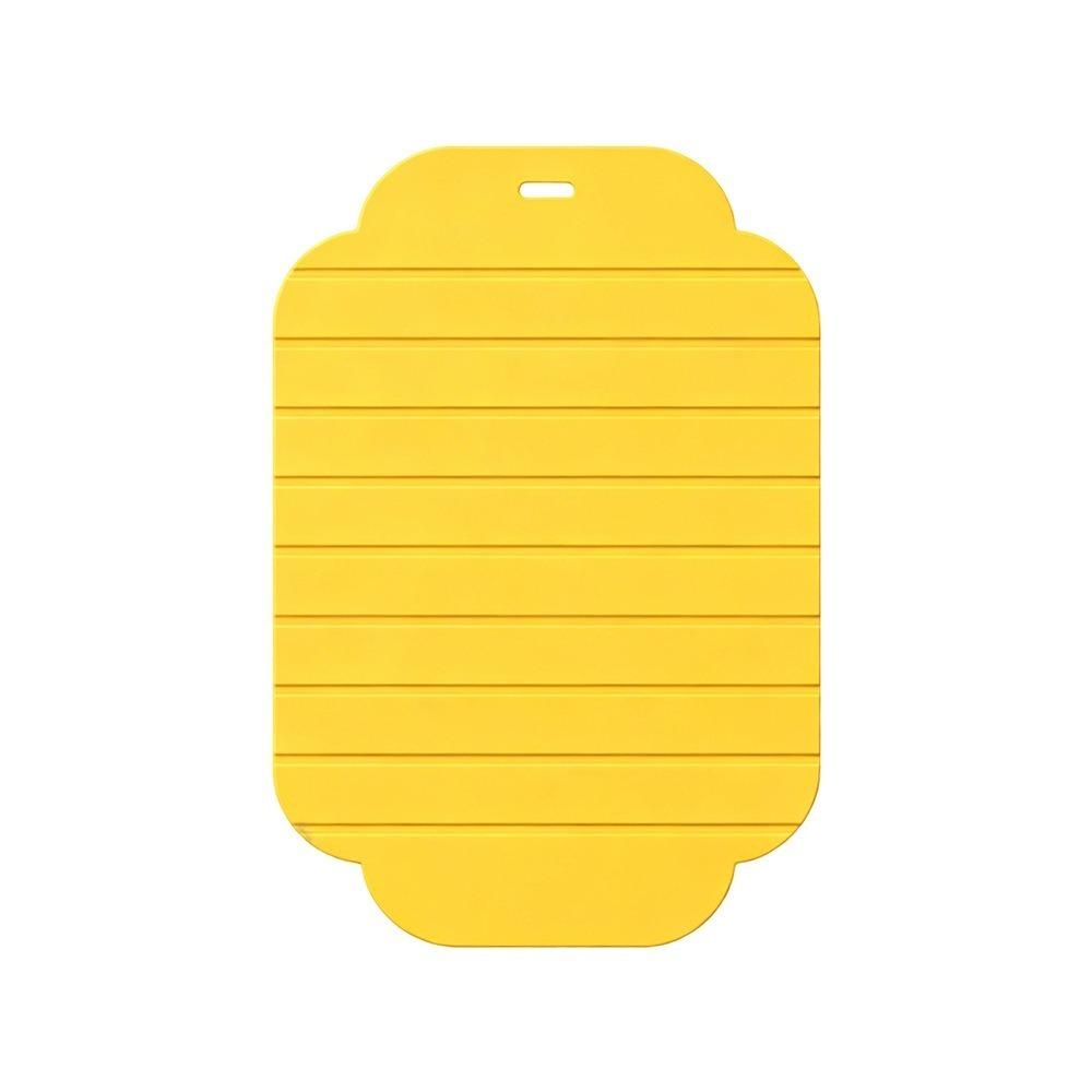 Silicone Folding Cutting Board Flexible Vegetable Chopping Board Cutting Mat Kitchen Utensils жёлтый