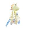 BBSKY Baby Animal Plush Toy: Cartoon Soothing Towel & Silicone Teether Rattle