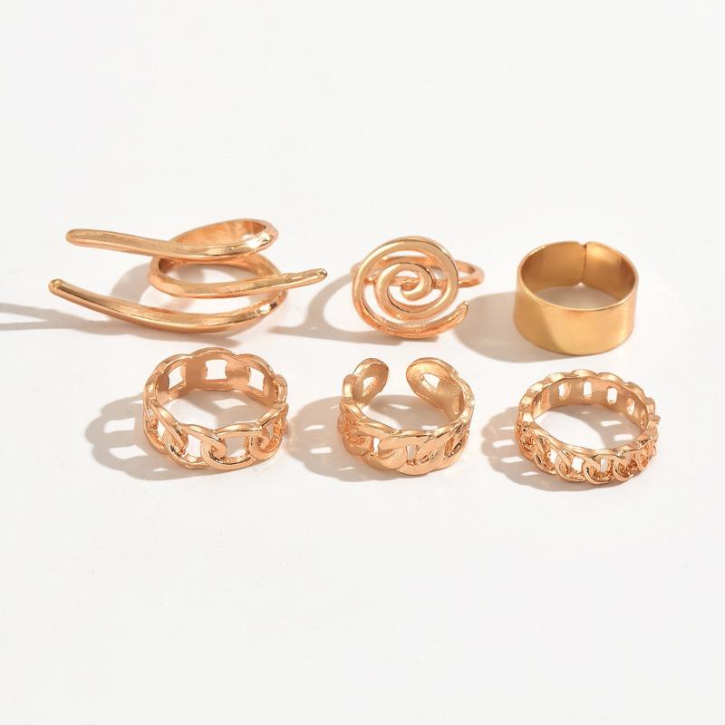 Ring Jewelry Niche High-end Jewelry Accessories Personality Light Luxury Hollow Ring Woman with Personality