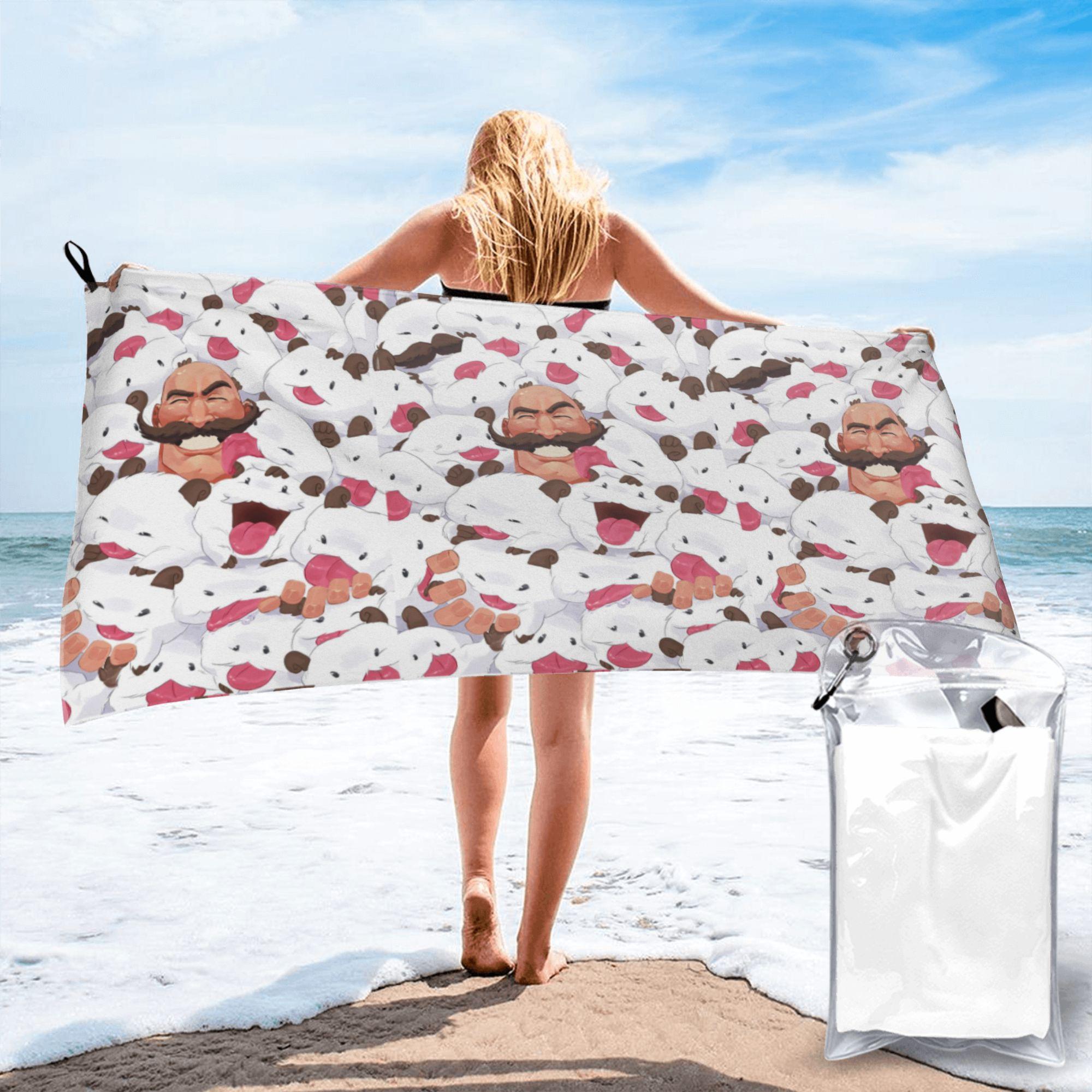 Poros League Battle Game Legends Beach Towel Soft Microfiber Quick Dry Absorbent Quick Towels For Pool W30*H60(CM)