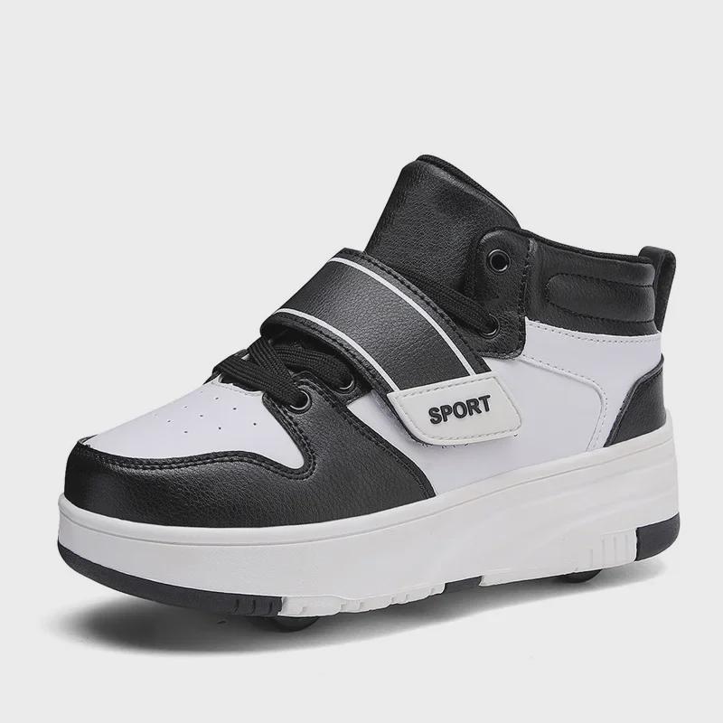 Four-Wheeled Roller Shoes for Kids, Teens, and Adults