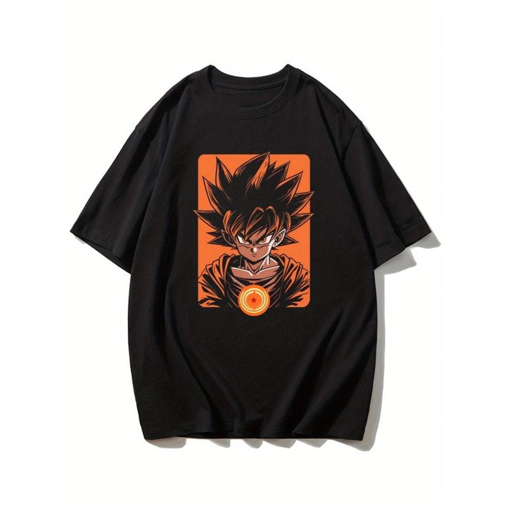 Goku & Dragon Ball T-Shirt,Soft Breathable & Fade-Resistant, Classic Fit for Daily Casual Wear