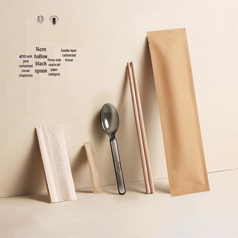 Disposable Bamboo Chopsticks Tableware Set