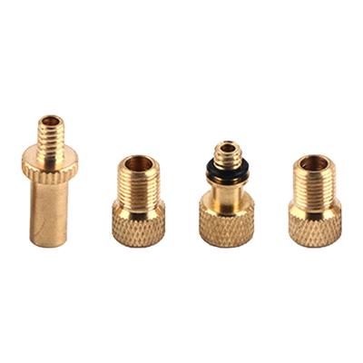 BRIIKPP "Brass Bicycle Valve Conversion Adapter Set of 4, Compatible
