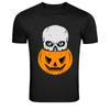 Halloween Skull Pumpkin Horror Graphic T-Shirt