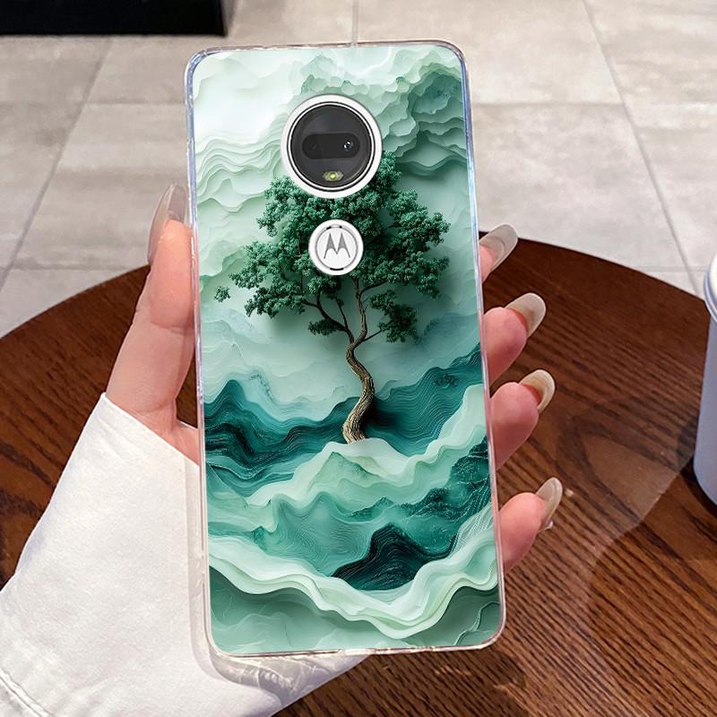 Żelowe Etui Do Motorola Moto G7 Plus/Moto G7 Play /Moto G7 Power Fundas Przezroczyste Silikonowe Miękkie TPU Pokrowiec Uroczy Kot Ochronne Etui