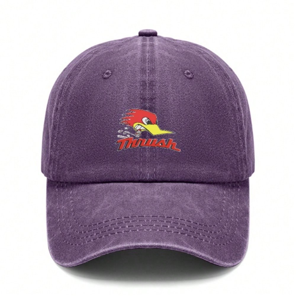 [Vintage Baseball Cap] Thush Duck Print Polyester Adjustable Sun Hat Unisex Streetwear Outdoor Sports - Gift For Him
