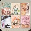 Alice im Wunderland Vintage Petit Lenormand Deck 36 Karten - Viktorianische Collage Divination Doppelt geprägter Karton 9*6cm