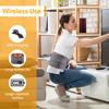 Waist Brace Support Belt Belly Back Massager Heating Infrared Waist Lumbar Warmer Pain Relief Cordless Massage Belt Men