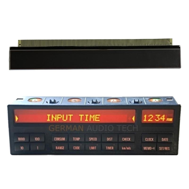 Vehicle Display Replacement Part for E36 318, 18-Button Liquid-Crystal Information Panel for Comparing Existing Interior Components Before Service