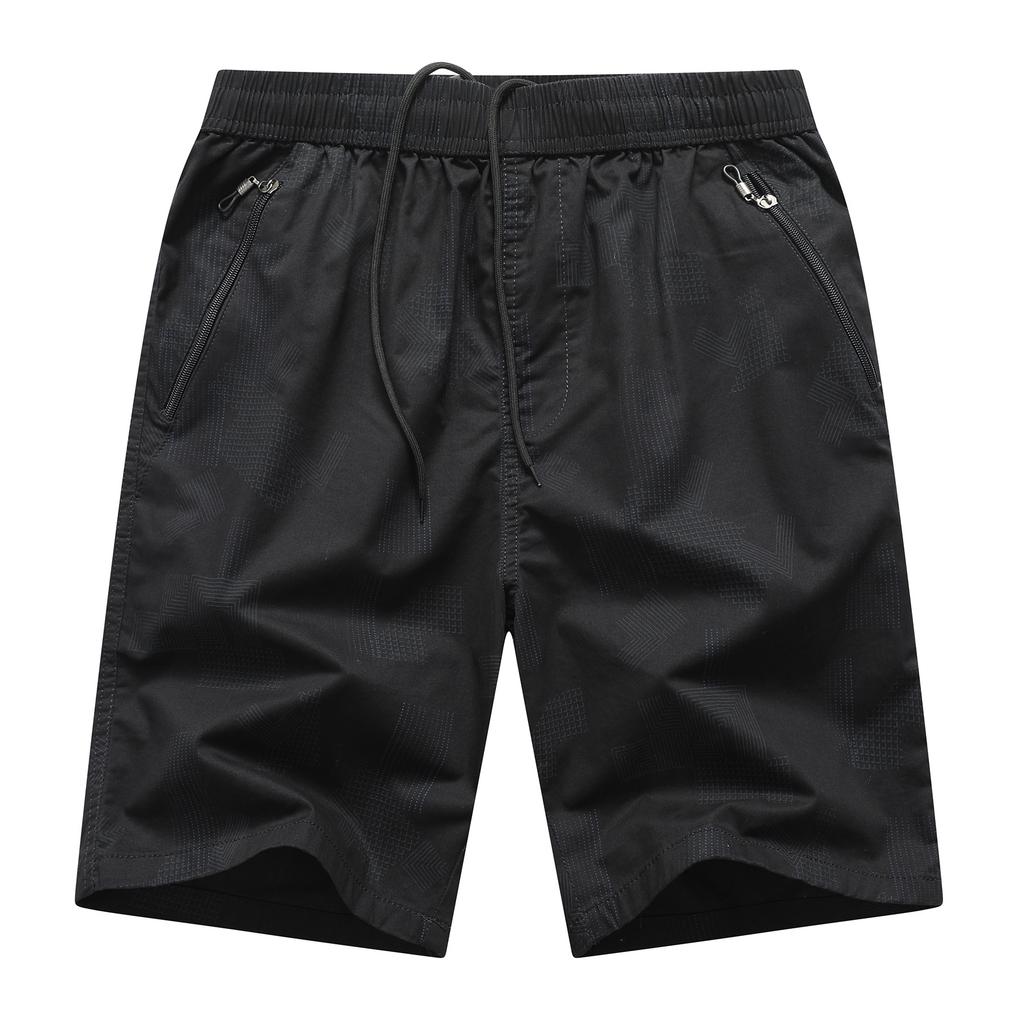Big Size Men's Casual Shorts Summer Light Weight Shorts Outdoor Sports Cool Breathable Beach Relaxed Fit Cotton Cargo Shorts