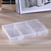3 Slots Plastic Jewelry Boxes Storage Beads Bracelet Craft Organizer Container Rectangle Box Packaging Case