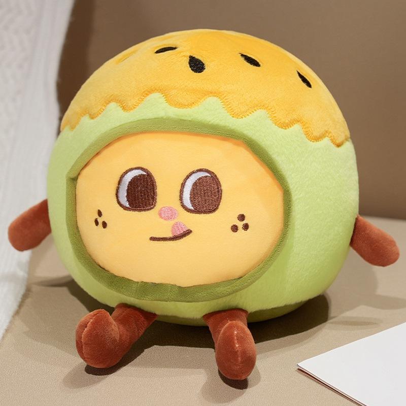 

Cute Simulated Egg Yolk Crispy Doll Pendant Plush Toy Pillow Backpack Keychain School Bag Hanging Decoration Doll Girl Pendant 13cm 0.04kg
