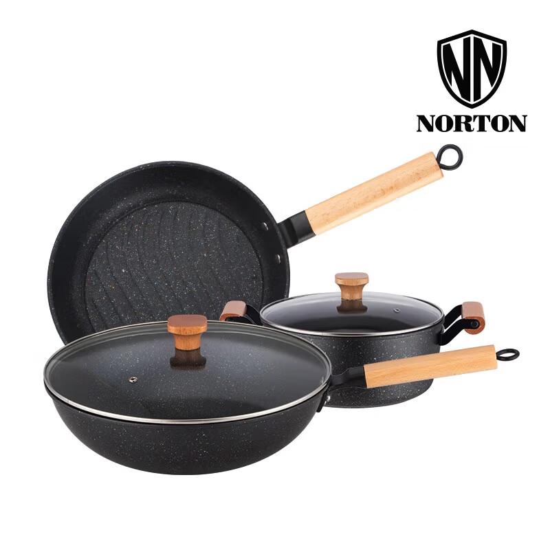 NORTON 3-Piece 316 Stainless Steel Cookware Set