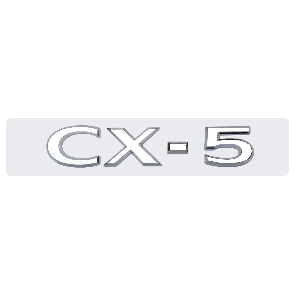 for 3D ABS Metal Car Rear Trunk tailgate Badge Emblem Logo Sticker For mazda Axela Atenza CX-3 CX-5 CX-8 MS demio MPS 3 6 ujcdg07