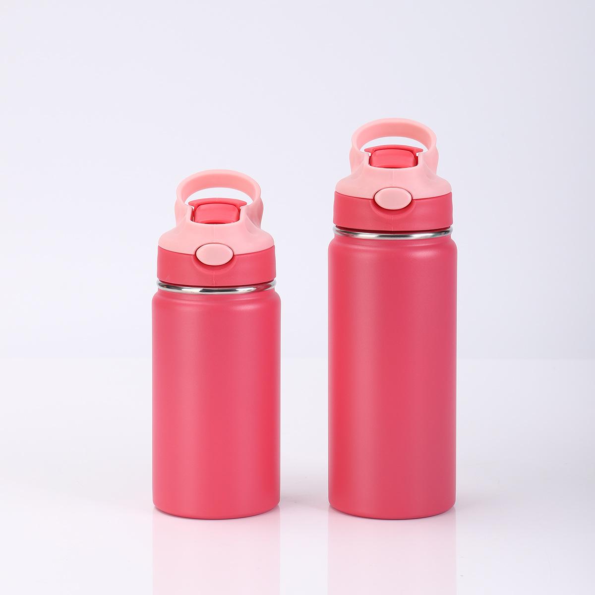 12oz Stainless Steel Insulated Mini Straw Sports Bottle 12oz