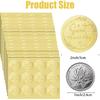 180Pcs Gold Foil Sweet Thank You Stickers, Embossed Round Gold Matte Labels Personalized Embossed Thanks Seal Sticker Metallic Label Wedding Thank