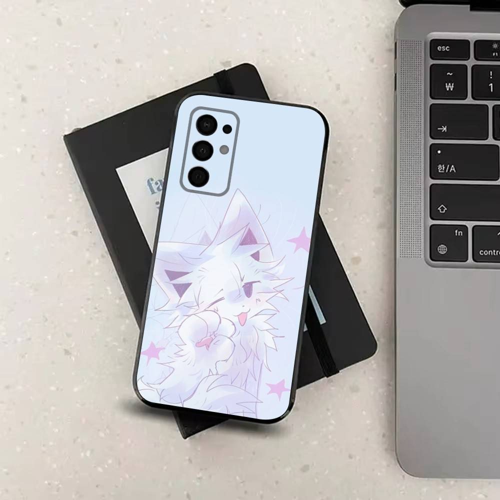 Cute B-Boykisser Furry Art Phone Case For Samsung Galaxy A13,A21s,A22,A31,A32,A52,A53,A71,A80,Soft Black Shell