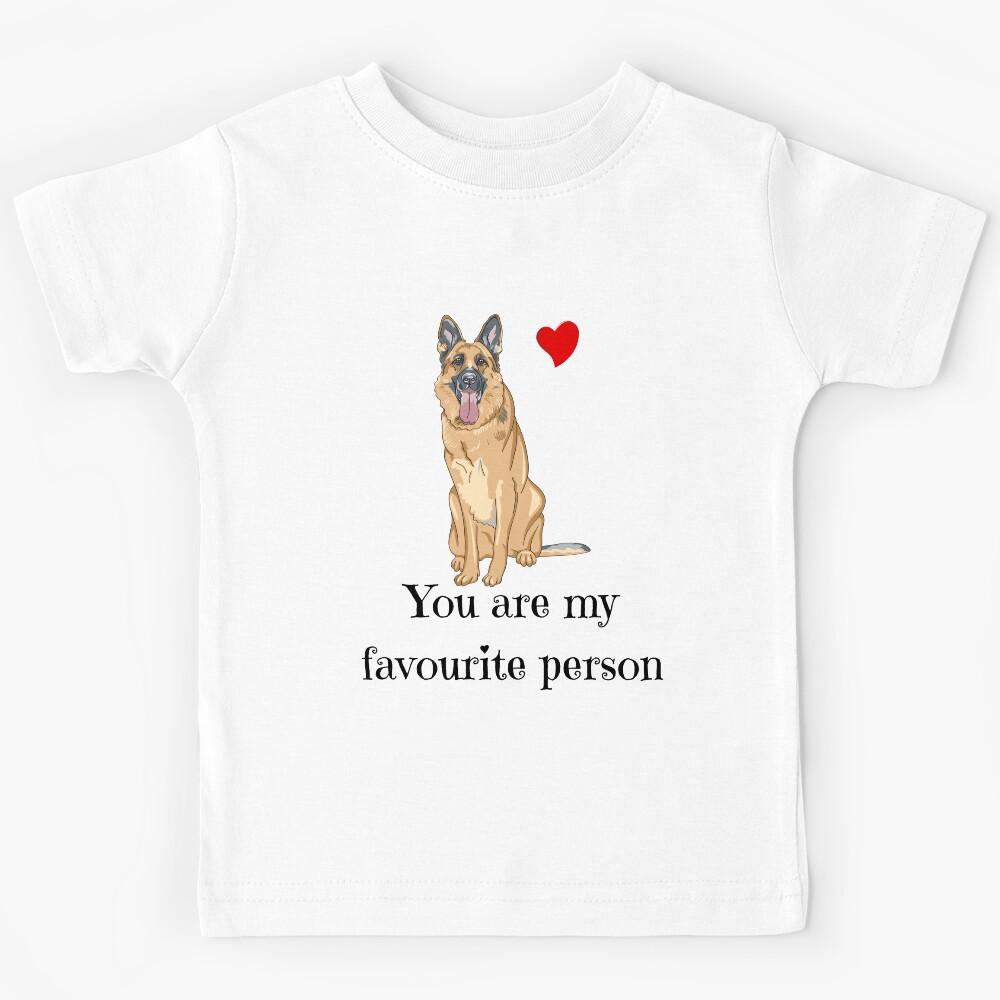 german shepherd funny quote cartoon german shepherd Kids T-Shirt 110