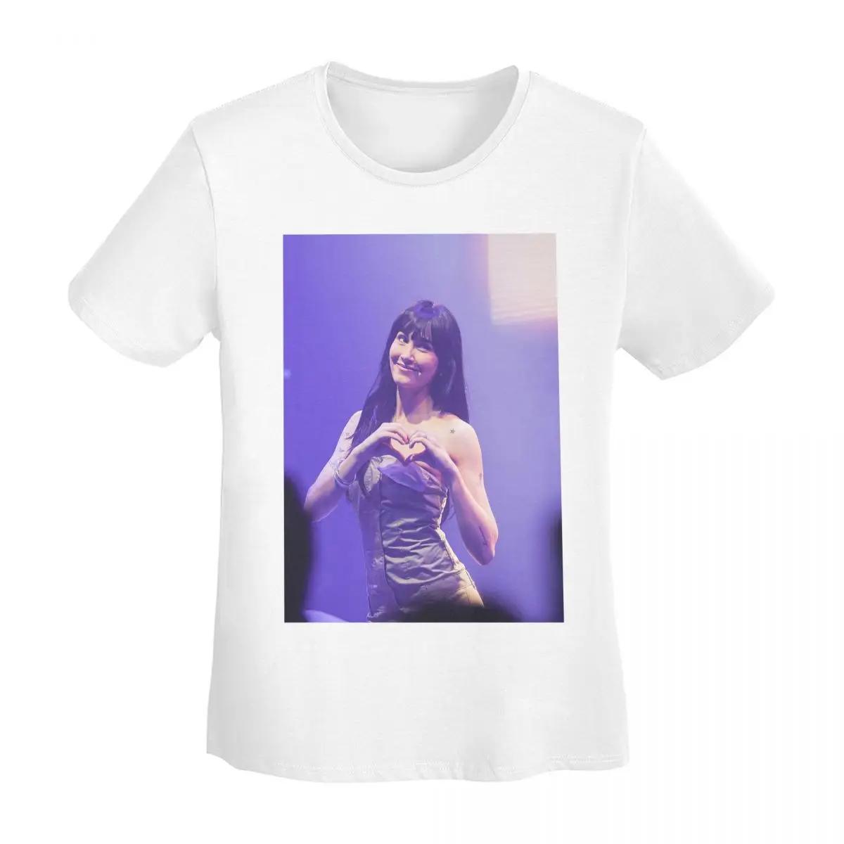 

Aitana Ocana Singer TShirt Women Short Sleeve T Shirts ONeck Clothing Cotton Summer Tees Streetwear S