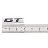 2 Pieces GT Emblem 3D Metal Sticker Suitable for Cars,