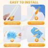 Cleaning Duster 5 Replacement Heads Reusable  Dust Brush Flexible Dust Cleaner Gap Dust Removal Household Cleaning Tools