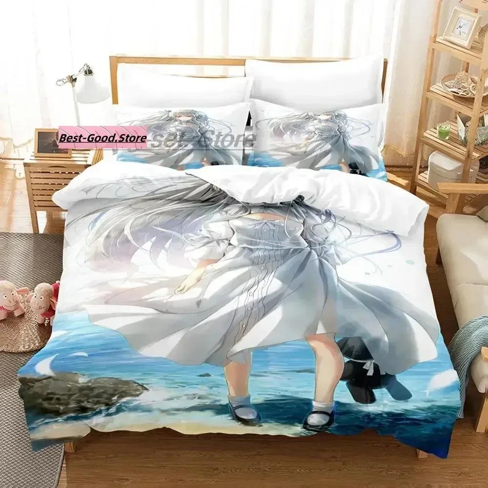 

tOP Kasugano Sora Car Ornaments Yosuga No Sora Bedding Set Single Twin Full Queen King Size Bed Set Aldult Kid Bedroom 135x200cm
