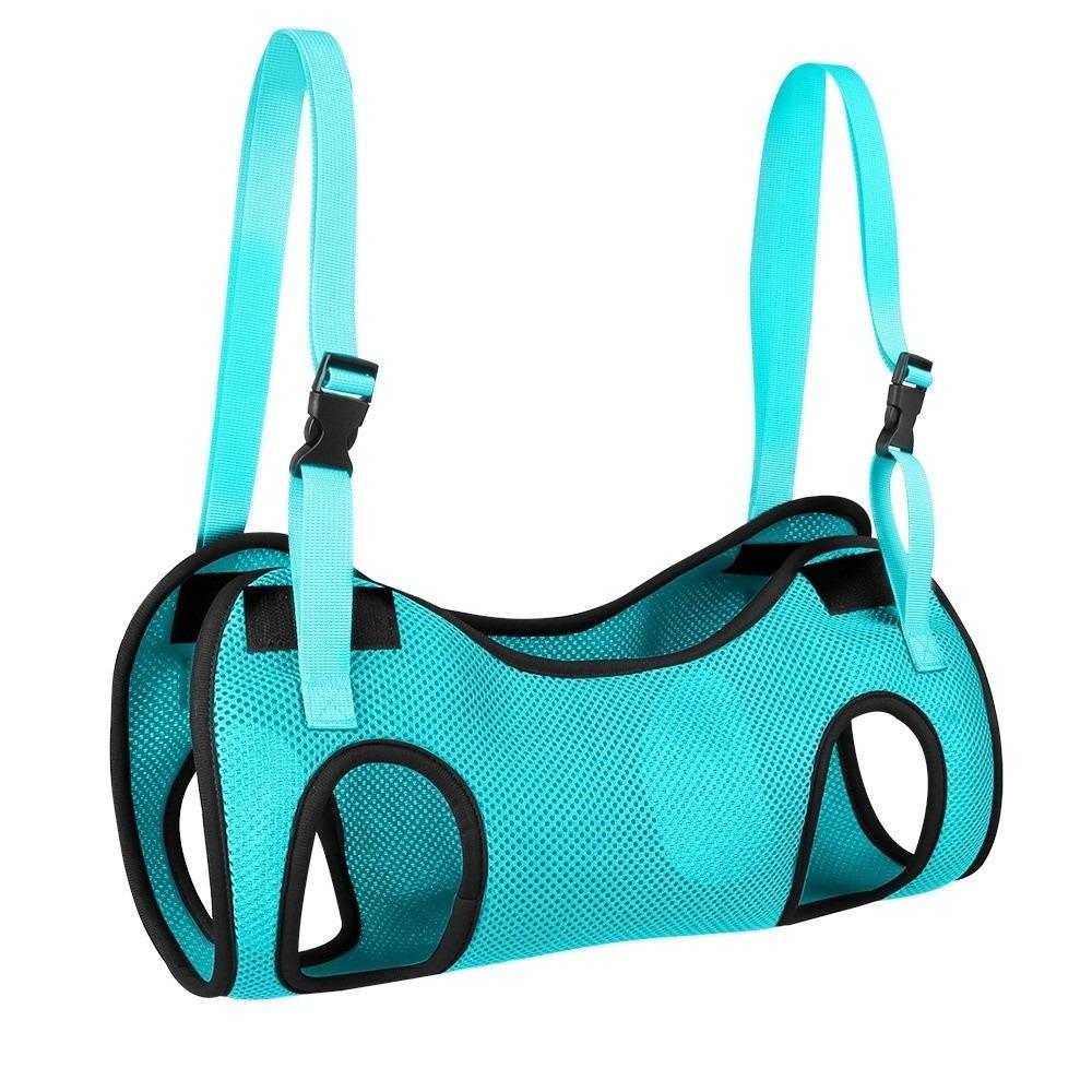 Breathable Mesh Pet Nail Trimming Hammock Elasticity Dog Trimming Restraint Bag  Bathing Assistance