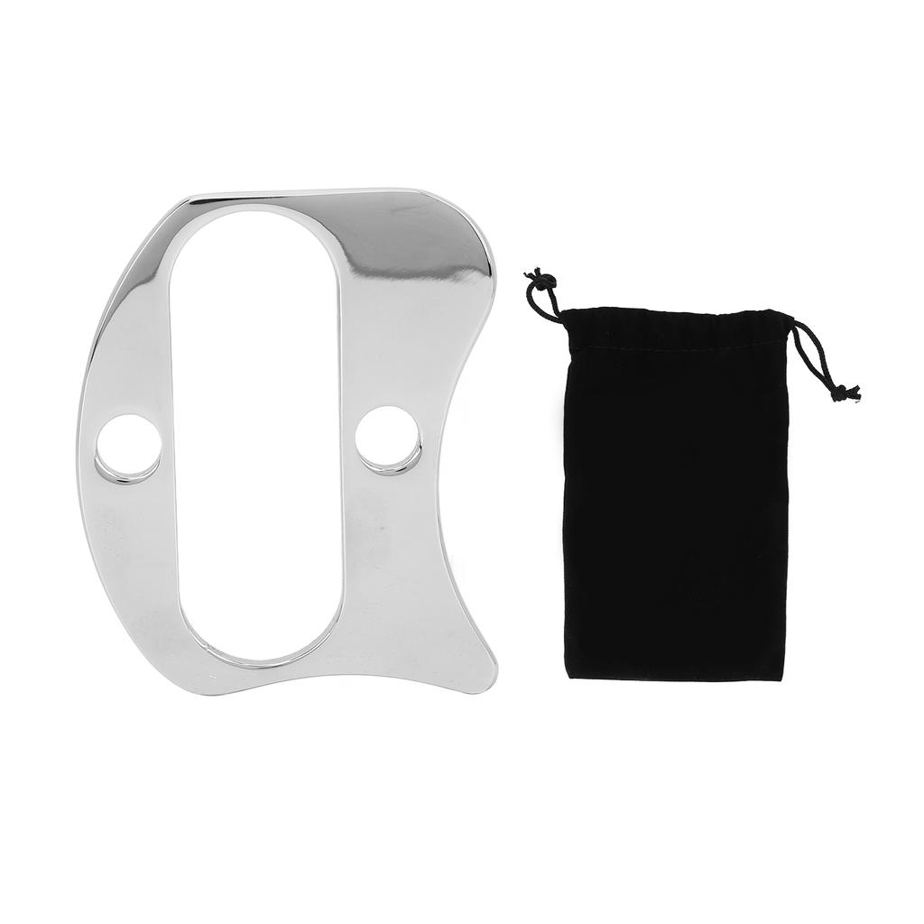 Portable Gua Sha Massage Tool Muscle Pain Relief Stainless Steel Arm Leg Scraping Board
