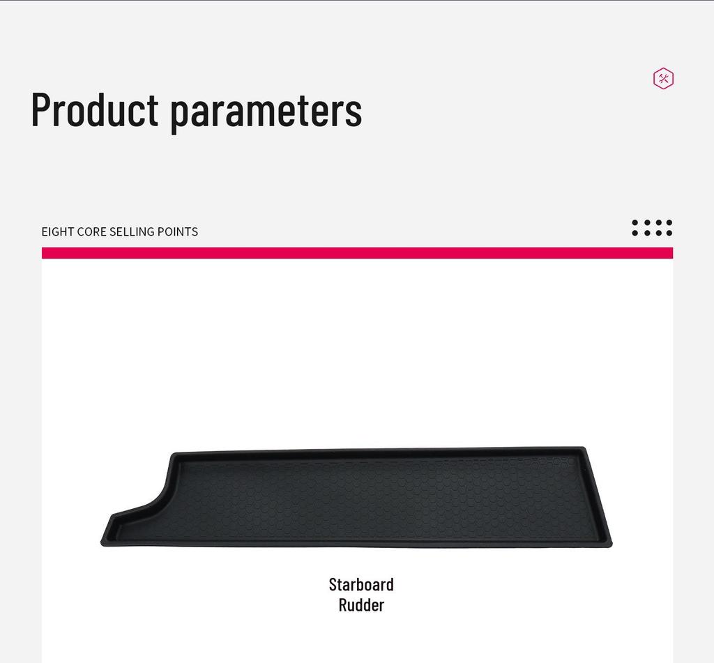 19-26 New Jimny Passenger Seat Silicone Storage Box/Mat for Modified Vehicles