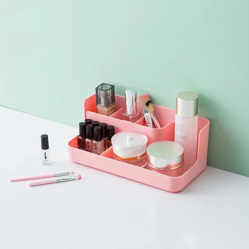 Make-up Organizer Badezimmer Aufbewahrungsbox Kosmetik Organizer Büro Schreibtisch Make-up Schmuck Aufbewahrungsbox Kleinteile Behälter