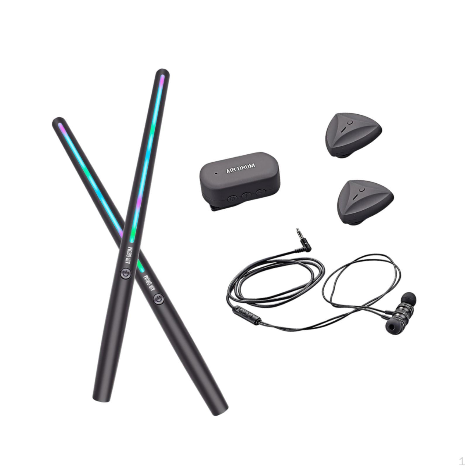 

Набор для занятий на воздушных барабанах с барабанными палочками и аудиоадаптером для детей with pedals