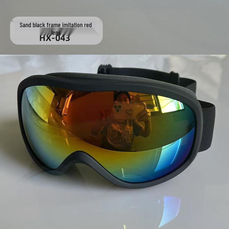2025 Unisex Spherical Ski Goggles: Double-Layer Anti-Fog Outdoor Cylindrical Snow Goggles