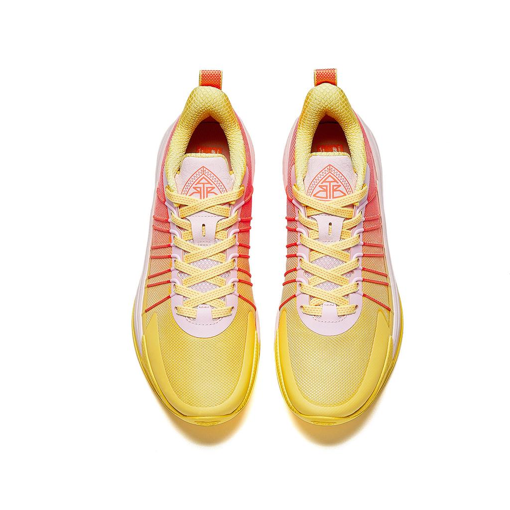 Anta Heat Wave 4 Aura Rope Embroidery Structure Cement Nemesis Professional Combat Anti-Slip Wear-Resistant Low-Top Basketball Shoes 912611604-4