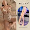 Sexy lingerie sexy suspender lace seduction open onesie women gather perspective uniform hot pure desire