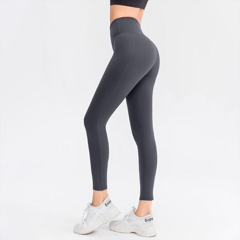 

Naked-Feel High-Waist Butt-Lifting Seamless Yoga Leggings 12/2XL