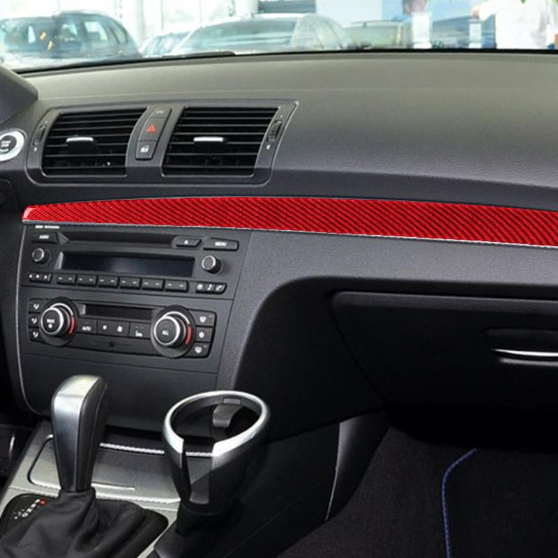 Instrument Panel strip Car inside Trim Accessories Sticker For BMW 1 Series E81 E82 E87 E88 2008-2013