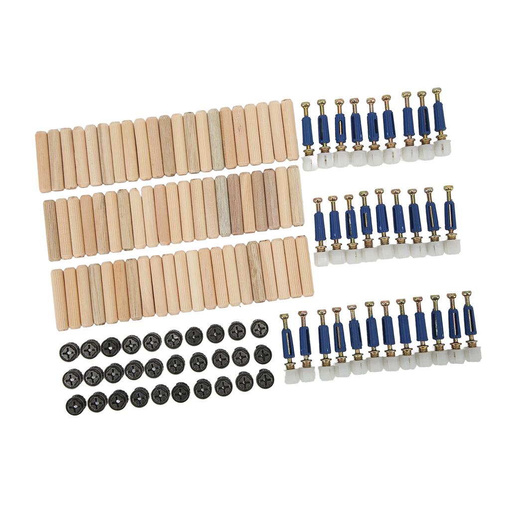 3 in 1 Eccentric Wheel Connecting Set Thickened Nut Screw Fastener Furniture Panel Board Fittings