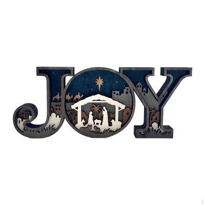 Presépio de Natal Figura Cena Boxwood para Presente Interno Colecionável Desktop