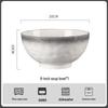 ZISIZ Nordic Style Gradient Grey Ceramic Bowl