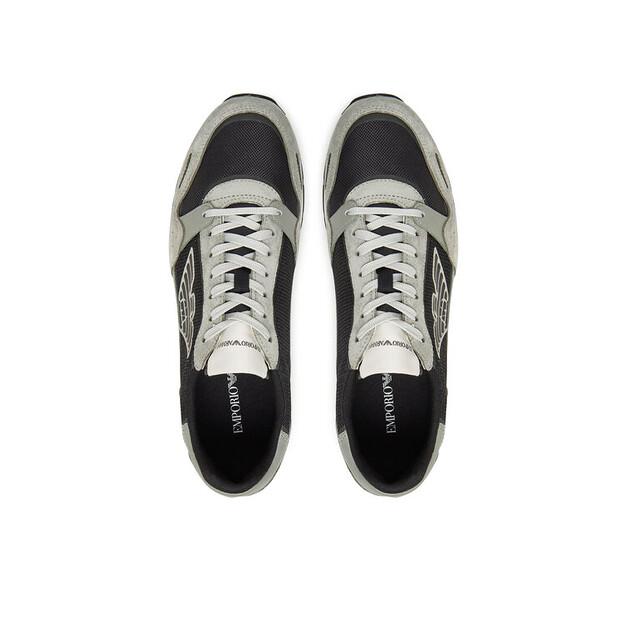 Мужские кроссовки Emporio Armani X4x537 xn730 u549 серые