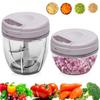 1000ml Extra Großer Handzug Knoblauchschneider Würzmittel Gemüsehacker Küche, Fleischhacker, Küchenutensilien