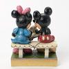 Disney Traditions Jim Shore Mickey and Minnie 85th Anniversary Model Disney Figures 6.5 Inches [Parallel Import]