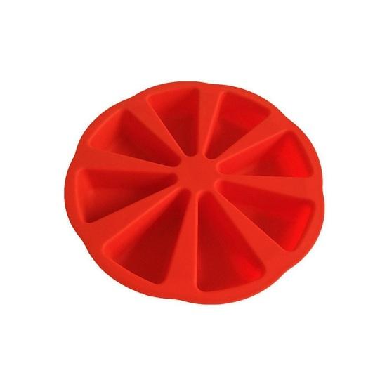 2/3 Stuks 8-Caviteit Siliconen Cakevorm Anti-aanbak Voedselkwaliteit Driehoekige Cakepunten Bakvorm DIY Keuken Maïsbrood Pizza Muffins Bakgereedschap