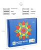 155-Piece Geometric Shape Tangram Puzzle Game for Early Childhood Education