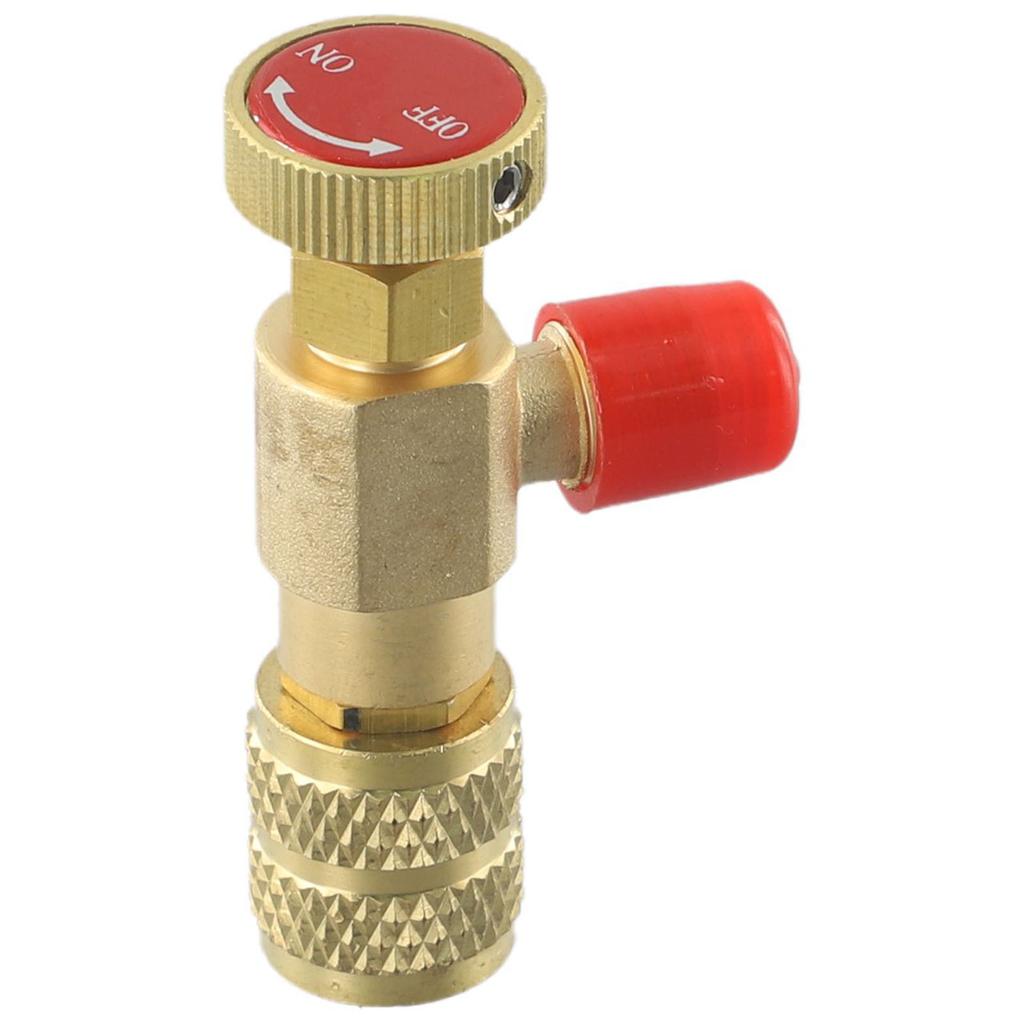 For R410A Air Conditioning Charging Hose R32 Control Valve 1/4 \'\' - 5/16 \'\' Flow Control Valve Air Conditioner Part