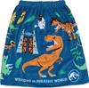 Marushin Jurassic World Wrap 60cm Wearable Bath Wrap for Girls and 4985005000 Towel, Long, Children's Towel, Towel, Boys,