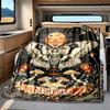 Psychedelic Moth Rv Blanket Comfortable Soft Lightweight Perfect For Travel Camping Picnics Sofas Rvs Bedding Living Rooms Gift For Friends Familyt71