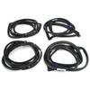 4Pcs Door Weatherstrip For Toyota Land Cruiser Fj80 Fzj80 Hzj81 Hdj80 1990-1998