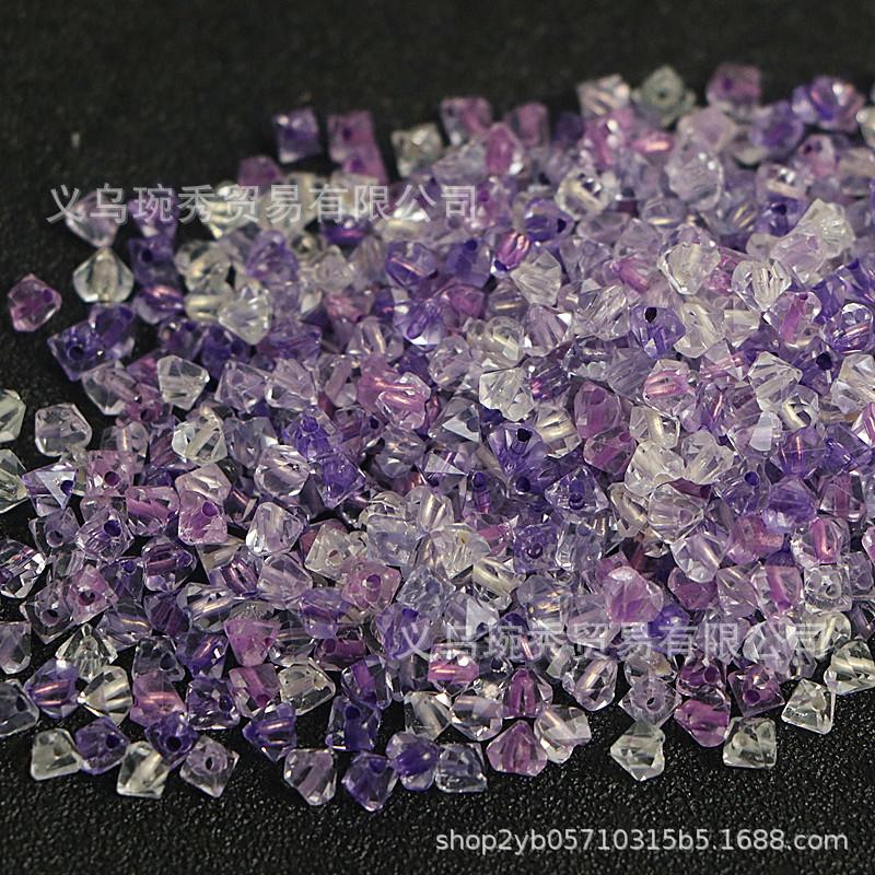 Koraliki szklane typu seed w kształcie brzoskwiniowego serca 4 mm do ręcznie robionej biżuterii - DIY bransoletki i naszyjniki.